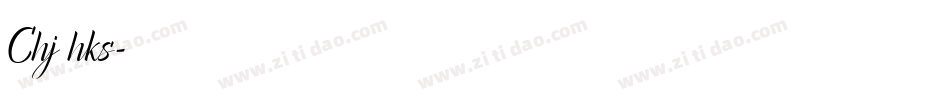 Chj hks字体转换